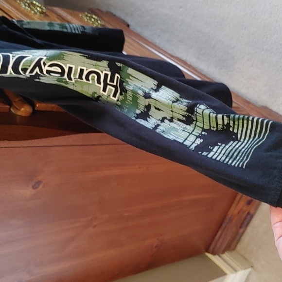 💚Boys Hurley Long Sleeve Medium Graphic T-shirt - Picture 3 of 5